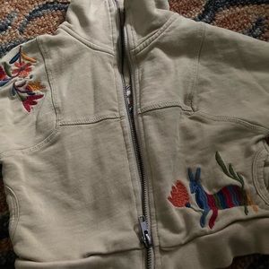 Beautiful Tea Collection 4T dolman sleeve embroidered jacket